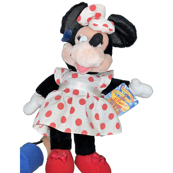 Disney Minnie Mouse Applause FLOPPY 13" Plush Minnie‎ Vintage - Picture 1 of 6